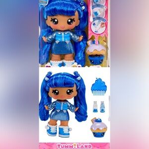 ~ S O L D ~ Rory Blueberry Large Yummiland Doll with DIY Lip Gloss Kit and Num